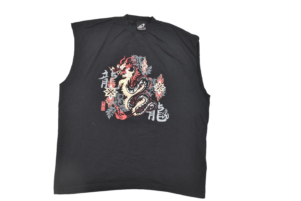 Otomix Sport Size XXL USA Made Shirt Tank Sleeveless Asian Dragon